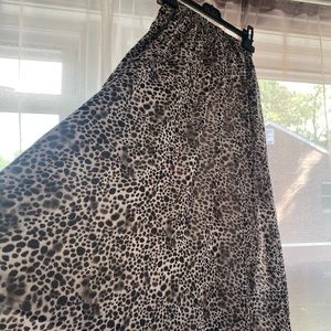 Midi Chita animal print Skirt